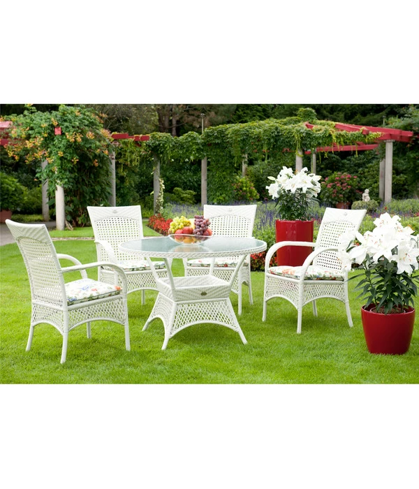 Best Alu-Korbsessel Madelene, Stapelbar - Image 2