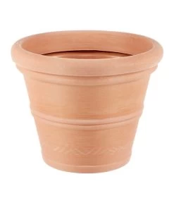 Vasar Kunststoff-Topf Doppio Bordo, Rund, Terrakotta