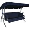 Angerer Hollywoodschaukel Trend Joy Marineblau, 3-Sitzer