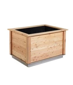 KGT Holz-Hochbeet Woody 130, Ca. B131/H79/T99 Cm