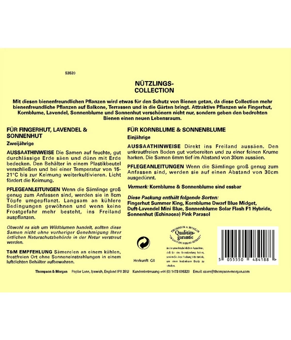 Thompson & Morgan Samen 'Nützlings-Collection' - Image 2