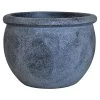 Vasar Kunststoff-Blumentopf Perugia, Rund, Grau