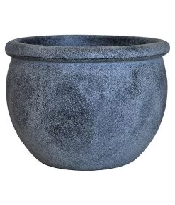 Vasar Kunststoff-Blumentopf Perugia, Rund, Grau