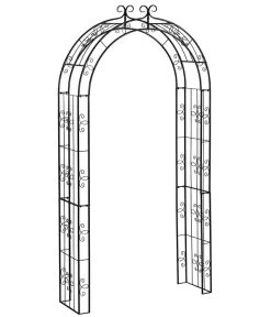 Dehner Metall-Rosenbogen Belmont, Ca. B121,5/H239/T38 Cm