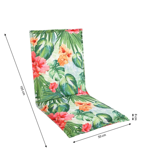 Dehner Niederlehnerpolster Varadero, Ca. B50/H8/T105 Cm - Image 3