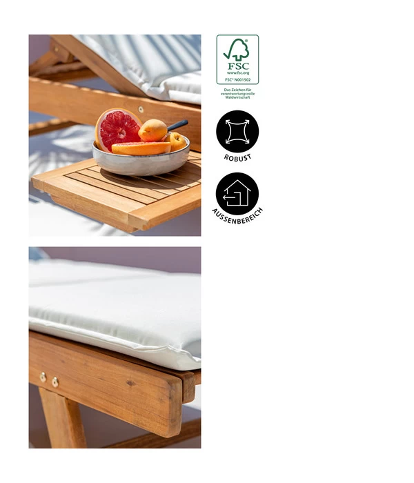 Dehner Rollliege Ravenna, Ca. B70/H89/T200 Cm - Image 8