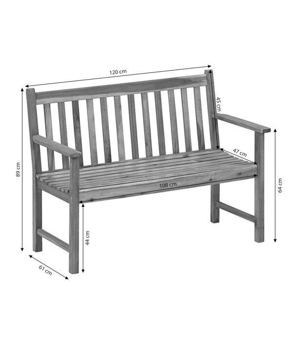 Dehner Bank Mykonos, 2-Sitzer – Bild 5