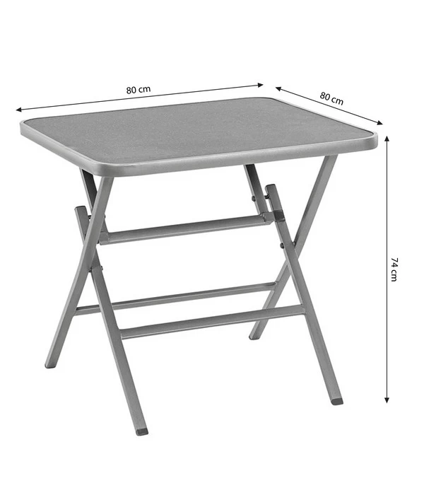 Dehner Klapptisch Chicago, Eckig - Image 7