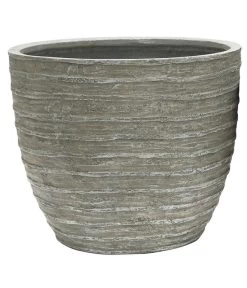 Dehner Leichtbeton-Topf Prunus, Graubraun