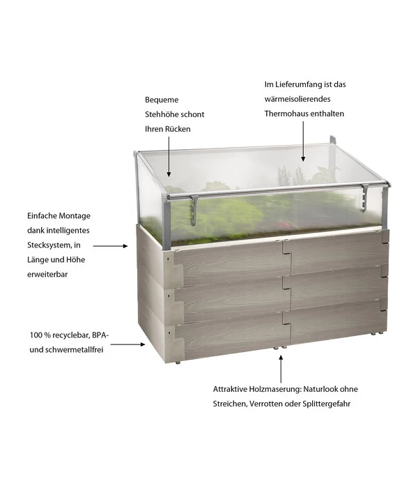Juwel Hochbeet Timber Kombiset, Ca. B130/H60/T60 Cm - Image 4
