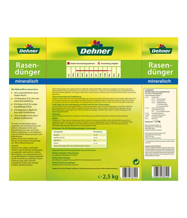 Dehner Rasendünger Mit Langzeitwirkung - Image 2