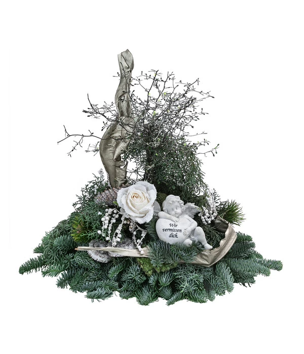 Grabgesteck Stille, Ca. B60/H55/T45 Cm