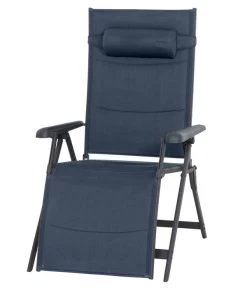 Siena Garden Camping Relaxstuhl Premium, Blau