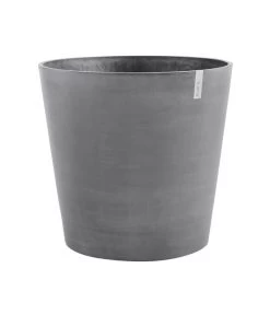 Ecopots Kunststoff-Topf Amsterdam Mit Rollen, Rund