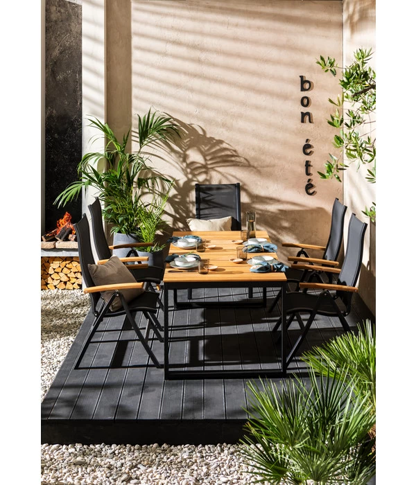 Dehner Gartentisch Chicago Wood, Ca. B180/H74/T90 Cm - Image 4