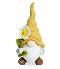 Dehner Magnesia-Zwerg Mit Blume, Ca. B21/H44/T19,5 Cm