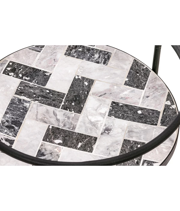 Dehner Mosaikbeistelltisch Letizia, Ca. Ø41/H74 Cm - Image 3