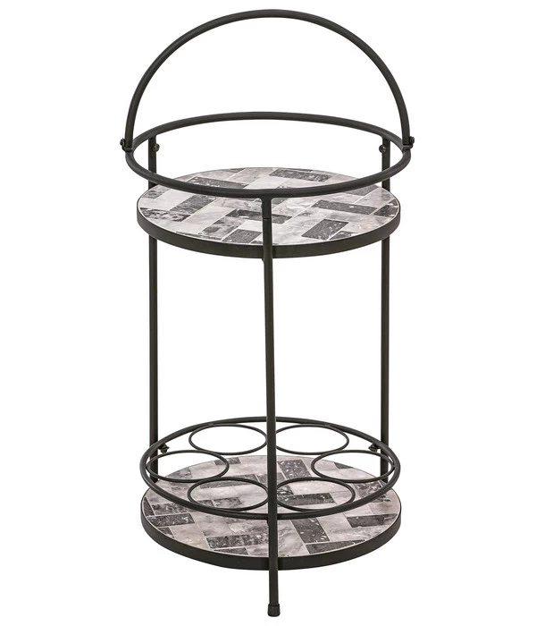 Dehner Mosaikbeistelltisch Letizia, Ca. Ø41/H74 Cm