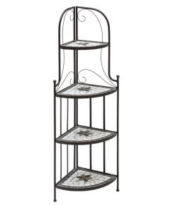 Dehner Mosaik Eckregal Diana, Ca. B33/H132,5/T33 Cm