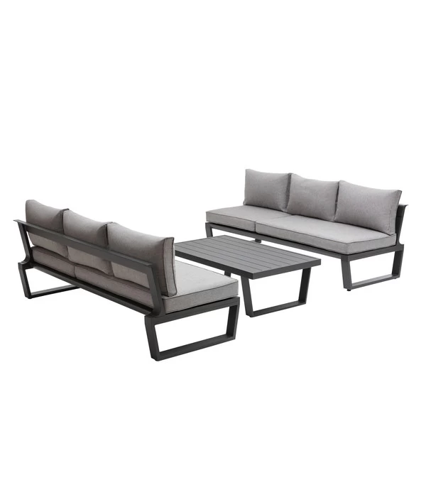 Dehner Liegenset Bellevue, 3-teilig