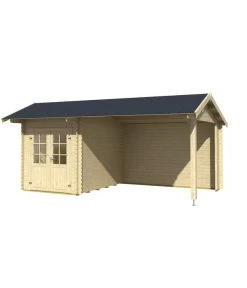 Lasita Maja Gartenhaus Kenzo, Ca. B580/H273,6/T389,3 Cm