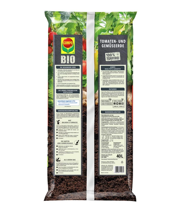 COMPO BIO Tomaten- Und Gemüseerde - Image 2