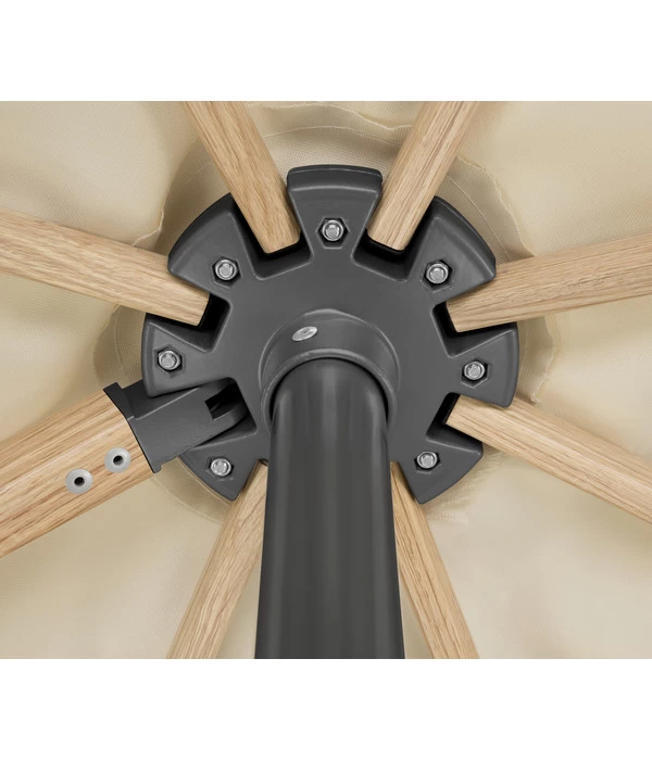 Schneider Ampelschirm Rhodos Twist Woody, Quadratisch, Ca. B300/T300 Cm - Image 9