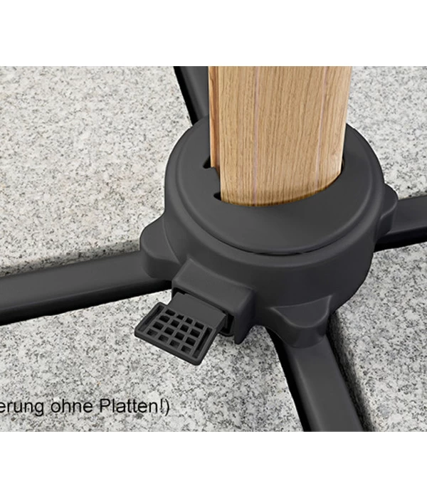 Schneider Ampelschirm Rhodos Twist Woody, Quadratisch, Ca. B300/T300 Cm - Image 12