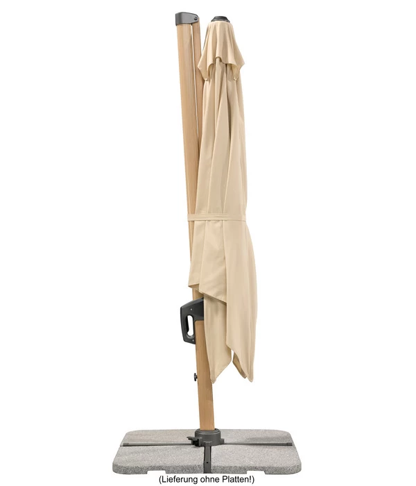 Schneider Ampelschirm Rhodos Twist Woody, Quadratisch, Ca. B300/T300 Cm - Image 13