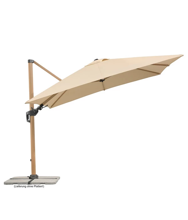 Schneider Ampelschirm Rhodos Twist Woody, Quadratisch, Ca. B300/T300 Cm - Image 2