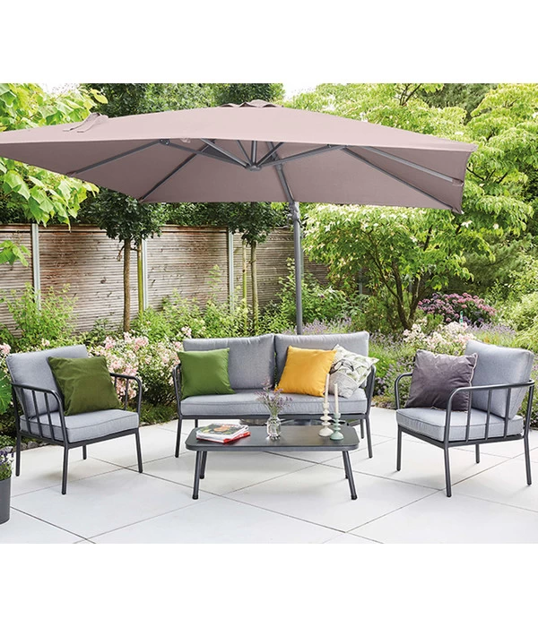 Siena Garden Ampelschirm California N+, Quadratisch, Ca. B250/T250 Cm – Bild 9